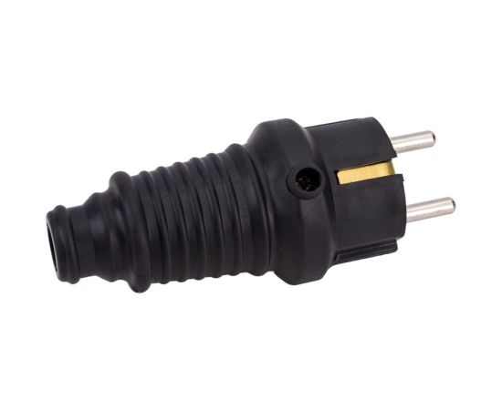 Штепсельная вилка MONO ELECTRIC с заземлением, каучук, в упаковке 170-010102-805 – изображение 2