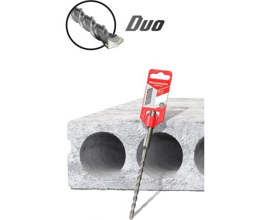 Сверло-бур по бетону Duo (12x800 мм; SDS-PLUS) RENNBOHR 681280 – изображение 2