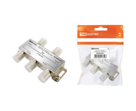 Делитель TV TDM «краб»х4 под F разъём, 5-1000 МГц SQ1809-0031 – изображение 2