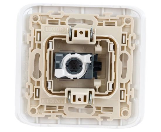 Компьютерная розетка LUXAR Deco с/у RJ-45 белая с рифленой рамкой 4606400620372 – изображение 3