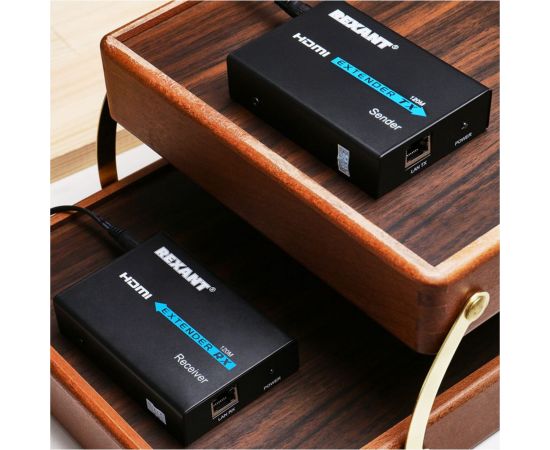 Удлинитель HDMI по витой паре RJ-45 8P-8C REXANT категории 5е/6 до 120 м 17-6971 – изображение 3