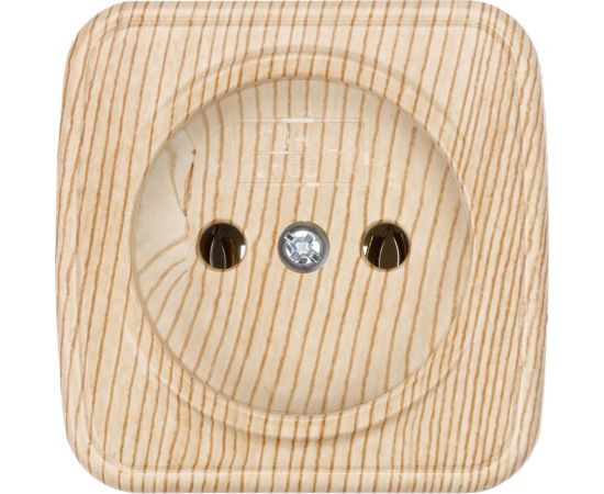 Розетка TDM 2П открытой установки IP20 10А, сосна ""Дача"" Народная SQ1824-0037 – изображение 3