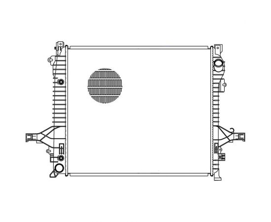 Радиатор охлаждения для автомобилей XC90 AT LUZAR LRc 10157 – изображение 3
