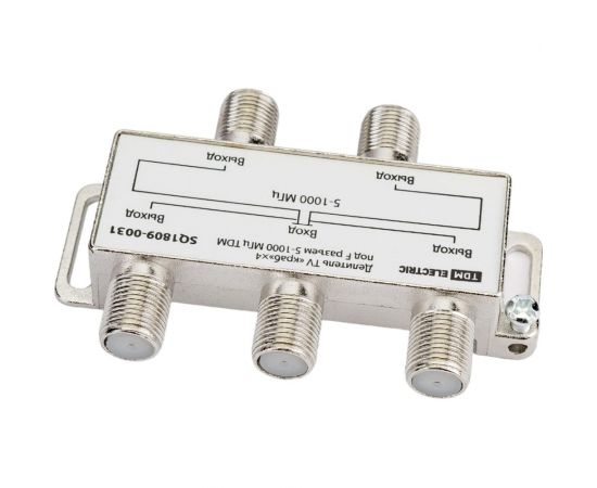 Делитель TV TDM «краб»х4 под F разъём, 5-1000 МГц SQ1809-0031 – изображение 3