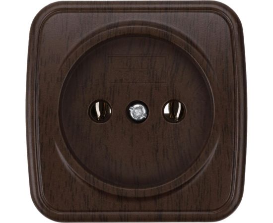 Розетка открытой установки TDM 2П IP20 10А, венге ""Дача"" Народная SQ1824-0027 – изображение 3