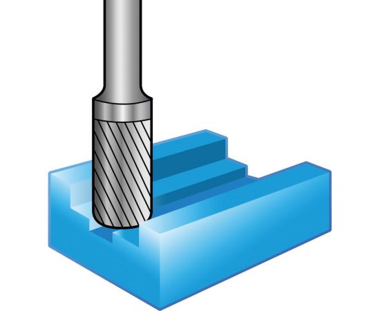 Борфреза твердосплавная NORGAU форма B (6x16 мм; хвостовик 6 мм) 077110060 – изображение 5