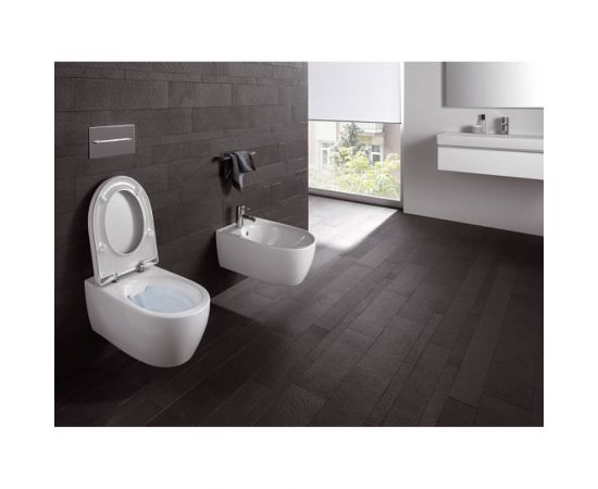 Подвесной унитаз GEBERIT iCon Rimfree безободковый, 6л, 530 мм 204060000 00000044388 – изображение 5