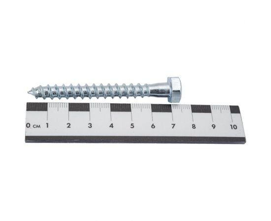 Шуруп с шестигранной головкой крепежная техника 8х70, 100 шт. БК 497146 – изображение 5