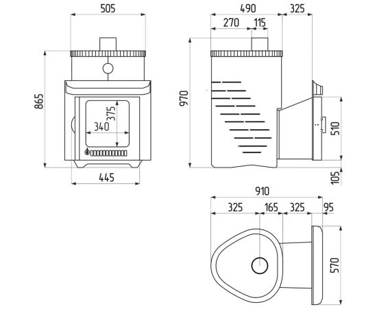 Печь для бани VOHRINGER optima_kozhuh_line – изображение 7