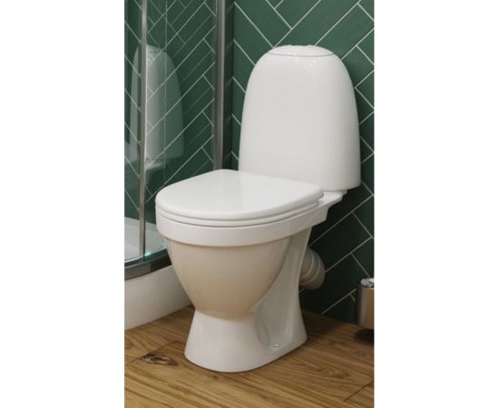 Унитаз-компакт Sanita Виктория эконом белый, сидение Уклад полипропилен без микролифта VICSACC01090111 00011364 – изображение 7