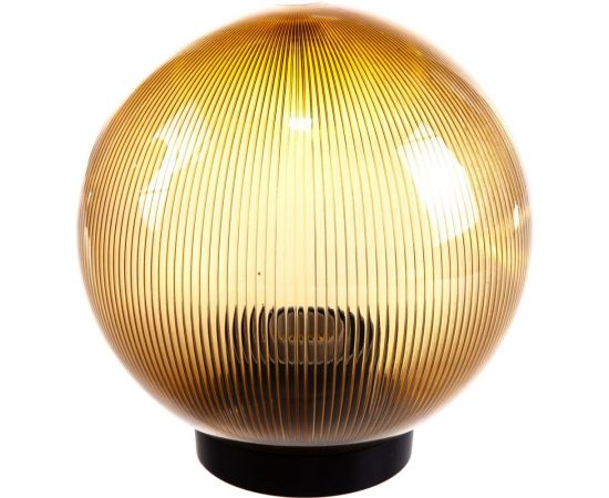 Уличный светильник-шар APEYRON с основанием, 200мм, рассеиватель ПММА, призма, золотая 11-67 – изображение 10