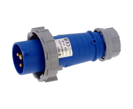 Кабельная вилка INPIN 16A/230V/1P+N+E/IP67 CA278 