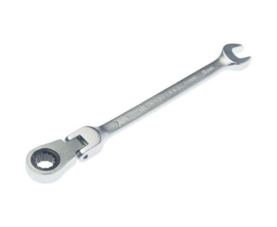 Комбинированный трещоточный ключ ROCKFORCE с подвижной головкой 8мм RF-75708F 