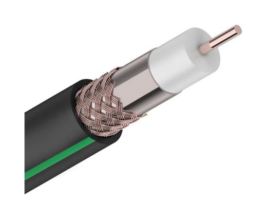 Коаксиальный кабель CADENA RG-6SAT-703B черный MP RG-6SAT-703BlMP 