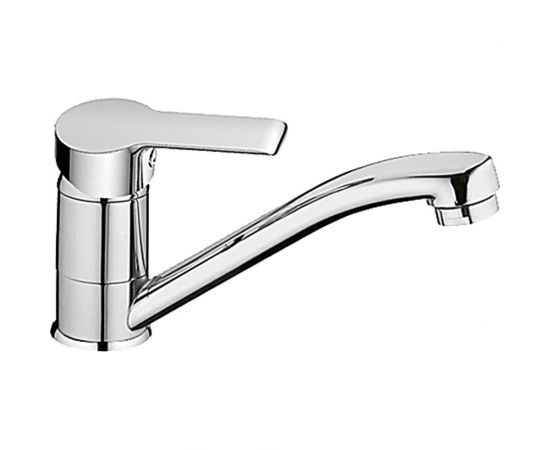 Смеситель для умывальника/кухни RUSH Victoria с укороченным поворотным изливом, хром VI7135-26 