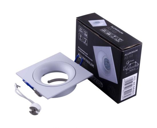 Стационарный светильник Светкомплект AS 48 MWH из алюминия квадратный AS48MWH 