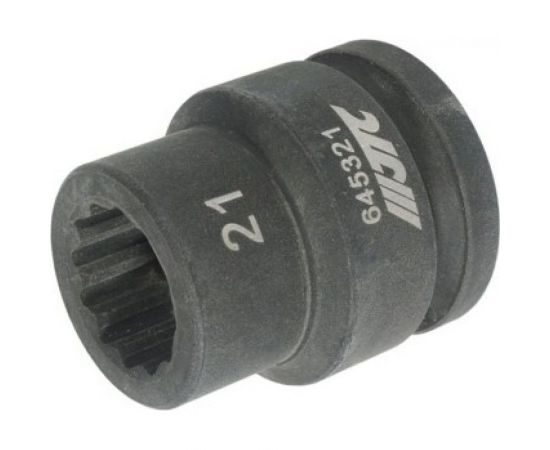 Головка торцевая 3/4” 21 12-ти гранная ударная L=51мм JTC 645321 