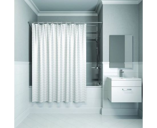 Штора для ванной комнаты IDDIS, 200*180см, полиэстер, B34P218i11 