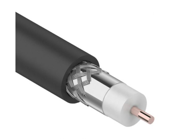 Коаксиальный магистральный кабель REXANT RG-11U, 75 Ом, CCS/Al/Al, 83%, бухта 305 м, 01-3011 