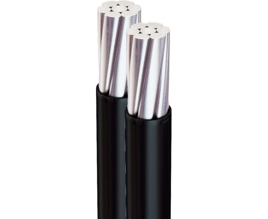 Провод сип-4 2x16-0,6/1 (бухта 100м) самонесущий изолированный провод Угличкабель POHL421600000000 