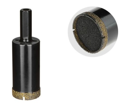 Коронка алмазная по керамограниту 25 мм GEPARD GP2077-25 – изображение 2