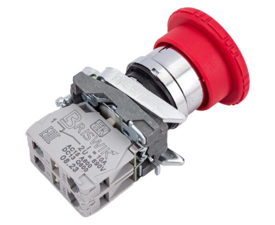 Выключатель Briswik КМЕ 5602м-ФС красный IP65 УХЛ2 10А 0но 2нз aD-PG-5Ai-0223 – изображение 2