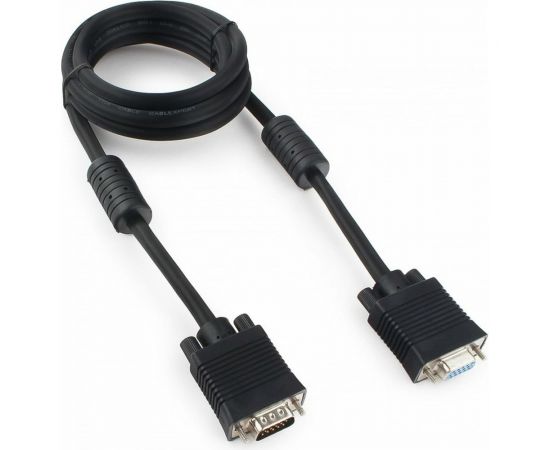 Кабель удлинитель Cablexpert, VGA, Premium, 15M/15F, 1.8м, черный CC-PPVGAX-6B – изображение 2