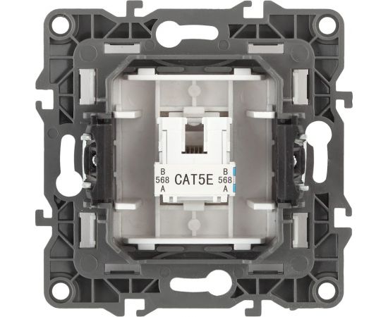 Информационная розетка ЭРА 12-3107-12 RJ45, IP20, 12, графит Б0019350 – изображение 2