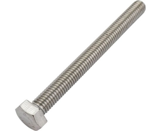Нержавеющий болт с шестигранной головкой KREPFIELD M8x80 мм, DIN 933, А2, полная резьба, 10 шт. 933А2БОЛТ8Х80-10 – изображение 2