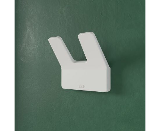 Двойной крючок IDDIS Slide сплав металлов, белый матовый SLIWT20i41 – изображение 2