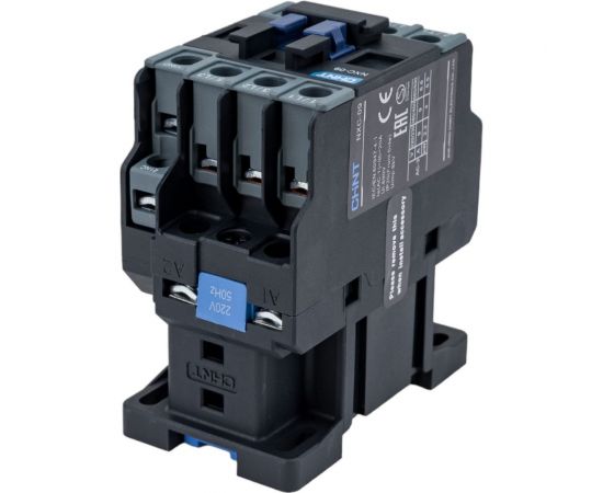 Контактор CHINT NXC-09 9А 220В/АС3 1НО+1НЗ 50Гц (R) 836704 – изображение 3