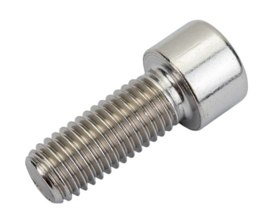 Нержавеющий винт с цилиндрической головкой KREPFIELD M12x30 мм, DIN 912, А2, внутренний шестигранник, полная резьба, 6 шт. 912A2ВИНТПР12Х30-6 – изображение 3