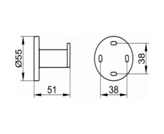 Крючок для полотенца Keuco PLAN черный матовый 14914370000 00000095437 – изображение 3