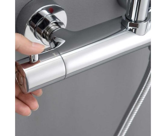 Термостатическая душевая стойка VINCEA Esse хром VSFS-1E1TCH – изображение 3