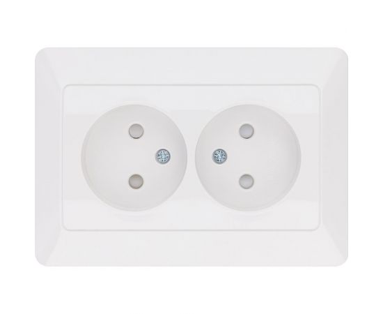 Двойная розетка TDM 2П с защитными шторками 10А 250В белая "Ильмень" SQ1823-0015 – изображение 4