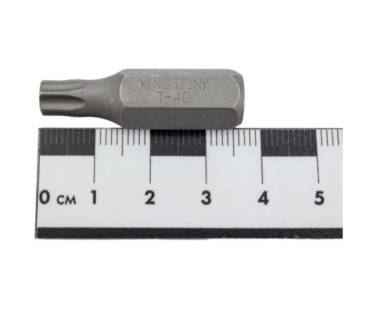 Вставка торцевая TORX с отверстием (Т40; 10 мм; L 36 мм) KING TONY 163640U – изображение 4