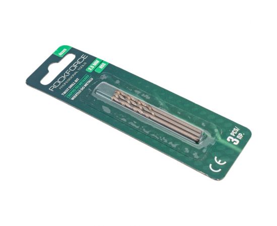 Сверло по металлу (3 шт; 2.5 мм; HSS; в блистере) ROCKFORCE RF-DS325 – изображение 4