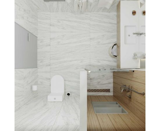 Душевая дверь Triton Дабл 90x185, хром, прозрачный Щ0000036861 – изображение 4