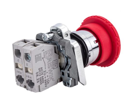 Выключатель Briswik КМЕ 5602м-ФС красный IP65 УХЛ2 10А 0но 2нз aD-PG-5Ai-0223 – изображение 5