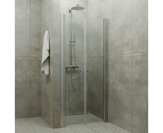 Душевая дверь Triton Дабл 90x185, хром, прозрачный Щ0000036861 – изображение 5