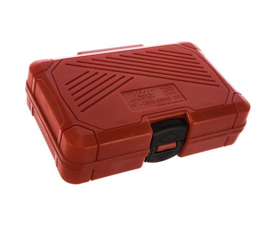 Набор шестигранных головок торцевых и насадок 1/4"" 4-13мм, Т20-Т40 в кейсе 23шт JTC-H223B – изображение 5