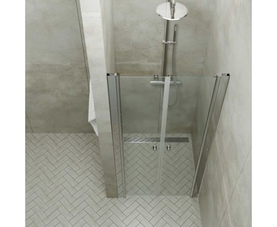 Душевая дверь Triton Дабл 90x185, хром, прозрачный Щ0000036861 – изображение 6