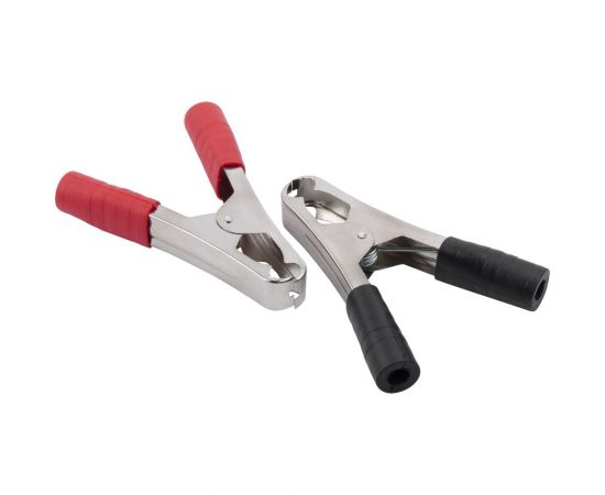 Зажимы "крокодилы" AUTOVIRAZH 100А 105мм 2шт(красный+черный) AV-010204 