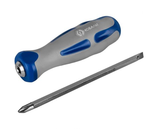 Отвертка-рукоятка PH-2 x 127 x SL 6.0 мм, CR-V 1 шт. блистер КОБАЛЬТ 912-205 