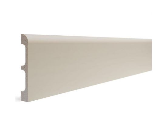 Плинтус напольный ударопрочный влагостойкий (бежевый; 80Х13Х2400 мм) Decor-Dizayn 706-74 