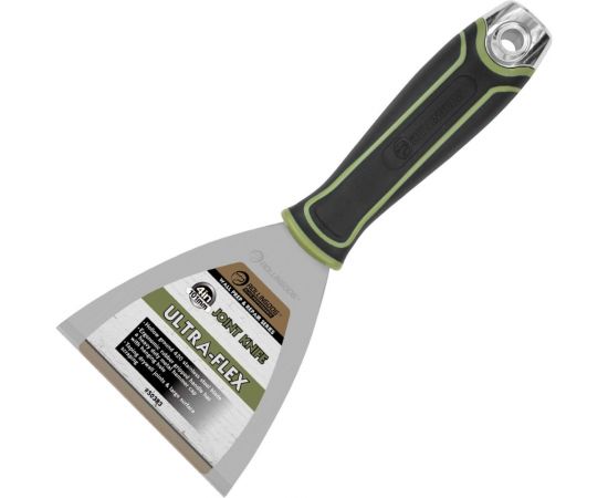 Малярный строительный шпатель ROLLINGDOG Joint knife из нержавеющей стали, 101 мм., ультра-гибкое лезвие, металлический наконечник 50383 