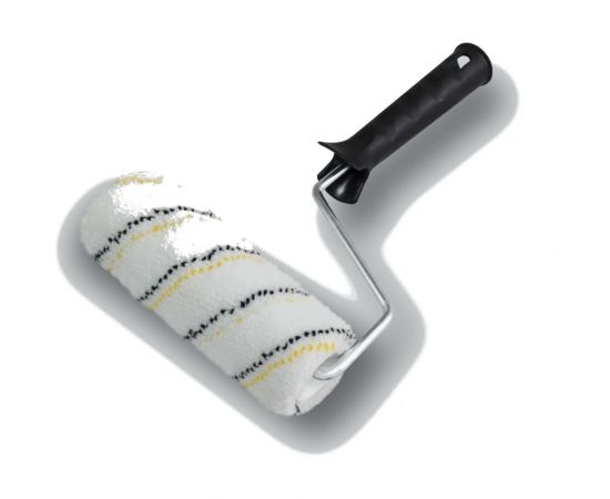 Валик DECOR 100 мм, d 15 мм, бюгель 6 мм, ворс 9 мм, микрофибра, ручка стандарт mini 906-6110 