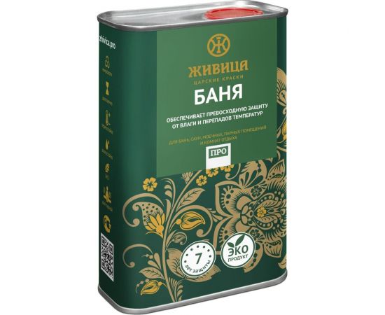 Масло для дерева Живица ""Баня про"", 1 литр 4603726767125 