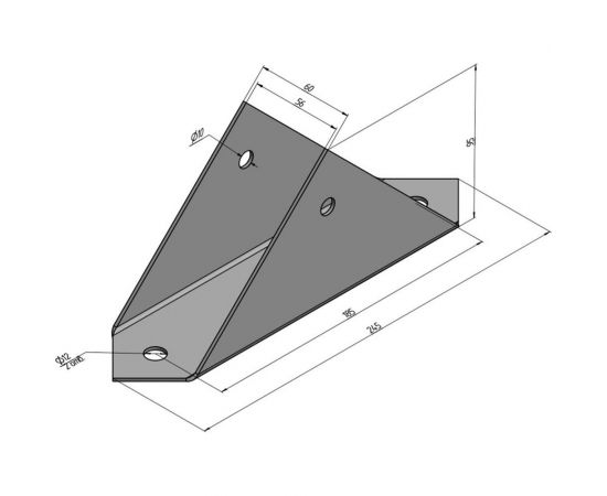 Подпятник для мачты Мачты.ру ПДК8-10 цинк 259440116810 