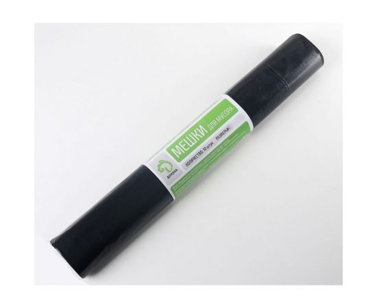 Мешки для мусора 180 л Профи, ПВД, толщина 35 мкм, 10 шт в рулоне, цвет черный Доляна 1506448 